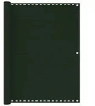 vidaXL Balkon-Sichtschutz Dunkelgr&uuml;n 120x600 cm HDPE