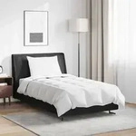 vidaXL Sommerdecke mit Kissen 2 pcs Wei&szlig; Daunenfeder