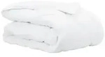 vidaXL Winterbettdecke Wei&szlig; 240 x 200 x 5 cm Polyester