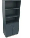 Kombischrank 2OH T&uuml;r 3OH Regal B800xT442xH1869mm si/Lavagrau