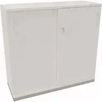 Schiebet&uuml;renschrank 3OH B1200xT442xH1133mm si/Wei&szlig;