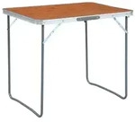 vidaXL Klappbarer Campingtisch mit Metallrahmen 80 x 60 cm