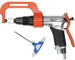 KS TOOLS Druckluft-Schweipunkt-Bohrmaschinen-Satz, 3-tlg