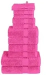 vidaXL 12 tlg. Premium-Handtuch-Set SOLUND Rosa 600 g/m2