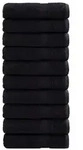 vidaXL Premium-Handt&uuml;cher SOLUND 10 Stk. Schwarz 50x100 cm 600 g/m2