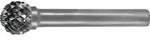 TECWERK 2000868724 Fr&auml;sstift KUD D.12mm Kopf-L.11mm Schaft-D.6mm HM Verz.Kreuz...