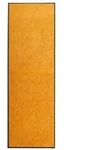 vidaXL Fu&szlig;matte Waschbar Orange 60x180 cm