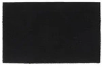 vidaXL Fu&szlig;matte Schwarz 50x80 cm Kokosfaser Getuftet