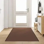 vidaXL Fu&szlig;matte Rechteckig Braun 120x400 cm