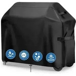 Grillabdeckung wetterfest Gasgrill 147x61x122cm Schwarz Oxford-Gewebe