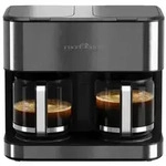 PROFI COOK Doppelkaffeemaschine PC-KAD 1308, 3,6 L, 2000 W, dark inox