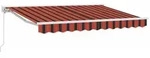 vidaXL Markisenrahmen Orange und Schwarz 250 x 200 cm