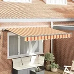 vidaXL Einziehbare Markise Mehrfarbig 250 x 200 cm