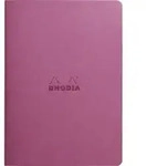Rhodia Notizheft A5, 32 Bl dots/kariert, Papier 90g elfenbein Flieder 116461C
