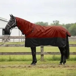 vidaXL Pferdedecke Dunkelgr&uuml;n und Schwarz 105 cm Polyester