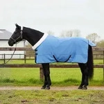 vidaXL Pferdedecke Volles Aqua 165 cm Polarfleece