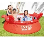 INTEX Happy Crab Kinderpool Aufblasbar Easy Set 183x51 cm