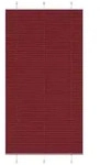 vidaXL Plissee Bordeauxrot 110x200 cm Stoffbreite 109,4 cm Polyester
