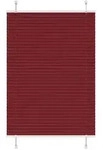 vidaXL Plissee Bordeauxrot 90x100 cm Stoffbreite 89,4 cm Polyester
