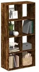 vidaXL Raumteiler-B&uuml;cherregal R&auml;uchereiche 69,5x29x137,5 cm