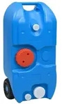 vidaXL Camping-Wassertank mit Rollen 40 L Blau