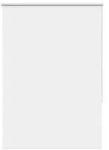 vidaXL Verdunkelungsrollo Wei&szlig; 115x130cm Stoffbreite 110,7cm Polyester