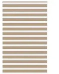 vidaXL Zebrarollo Sandbraun 145x230 cm Stoffbreite 140,9 cm Polyester