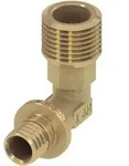 TECEflex Winkel&uuml;bergangsnippel Rotguss d= 20mmx1/2 AG