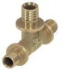 TECE T-St&uuml;ck TECEflex 16x20x16mm, reduziert, Rotguss