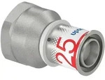 Uponor &Uuml;bergangsmuffe S-Press PLUS aus Messing, verzinnt 25mmx1 IG