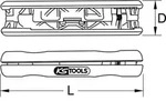 KS TOOLS Coaxial-Abisolierer, 4,8-7,5mm (115.1002)