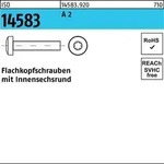 Flachkopfschraube ISO 14583 ISR M3x 25 A 2 1000 St&uuml;ck
