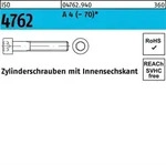 Zylinderschraube ISO 4762 Innen-6kt M8x 20 A 4 (- 70) 200 St&uuml;ck