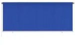 vidaXL Au&szlig;enrollo 350x140 cm Blau HDPE