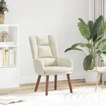 vidaXL Relaxsessel Creme Samt