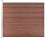 vidaXL Zaunelement WPC 175x146 cm Braun