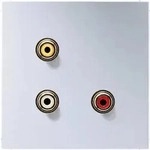 Jung Multimedia-Anschluss alu MA AL 1031