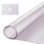 VEVOR Kunststoff-Tischdecke, 61 x 121,9 cm, 1,5 mm dick, mattierter Tischschutz,