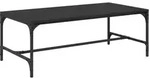 vidaXL Couchtisch Schwarz Eichen-Optik 100 x 50 x 35 cm Holzwerkstoff