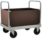 Kongamek Kofferwagen verzinkt 960mm hoch mit Ladefl&auml;che 940x700mm aus MDF mit...
