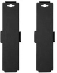 vidaXL Transportroller mit 4 Rollen 2 Stk. Schwarz Polypropylen 170 kg