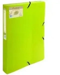 Exacompta 8x PP, Archivbox mit Gummizug A4, R&uuml;cken 40mm - Anisgr&uuml;n - 553573E