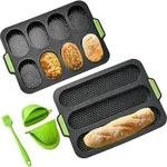 Backform Baguette Backblech Br&ouml;tchen Brotbackformen Isolationshandclip