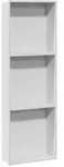 vidaXL Duschnische Wei&szlig; 90 x 30 x 9,5 cm Edelstahl