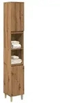 vidaXL Badschrank Artisan-Eiche 30x30x190 cm Holzwerkstoff