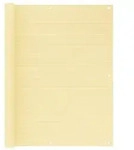 vidaXL Balkon-Sichtschutz Beige 120x300 cm HDPE