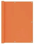 vidaXL Balkon-Sichtschutz Orange 120x600 cm Oxford-Gewebe