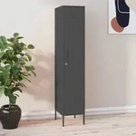 vidaXL Schlie&szlig;fachschrank Anthrazit 35x46x180 cm Stahl