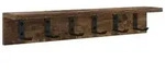 vidaXL Wandmontierter nachttisch Ger&auml;ucherte Eiche 60 x 10.5 x 10.5 cm
