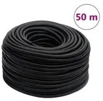 "vidaXL Hybrid-Luftschlauch Schwarz 0,6" 50 m Gummi und PVC"